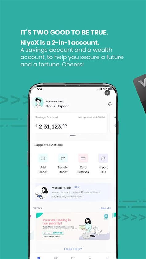 Digital Savings account with NiyoX .